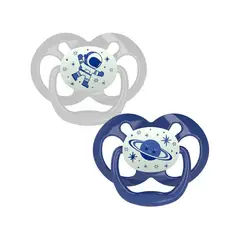 DR BROWNS - Set Chupones Advantage que brilla 6-18 meses color AzulGris