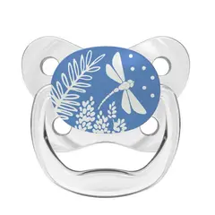 DR BROWNS - Chupón Prevent brilla en la oscuridad modelo Libélula Blanca