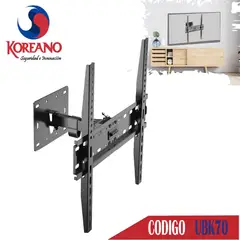 KOREANO SEGURIDAD E INNOVACION - Rack Móvil para TV de 32 a 60 Pulgadas - UBK70