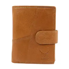 ARMUZ - Billetera de Cuero vacuno de 3 cuerpos y amplia capacidad