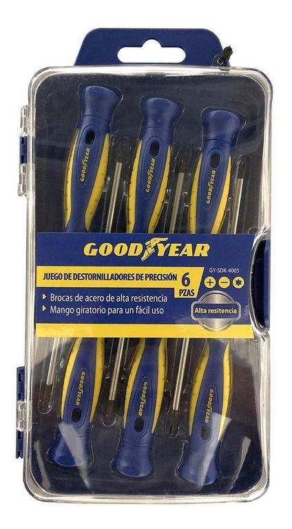 Destornilladores puntas precisión set 6 piezas