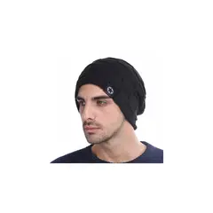 KAST PE - Beanie Nick Gorro Forrado en Peluche Negro