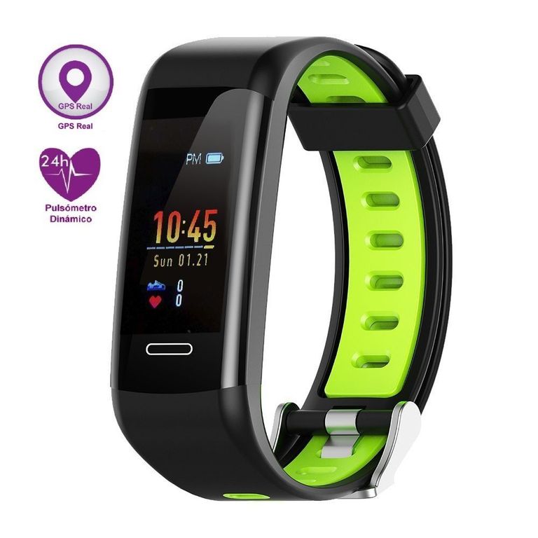 PULSERA INTELIGENTE TRAINING GPS COLOR GREEN