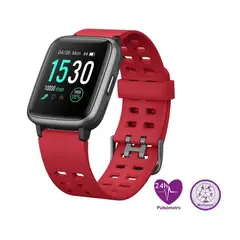 LEOTEC - SMARTWATCH MULTISPORTS FIT 814 RED