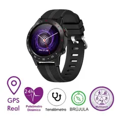 LEOTEC - SMARTWATCH MULTISPORT GPS BLACK