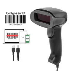 NETUM - Lector de Código de Barras DNI Alámbrico 1D Pc Laptop