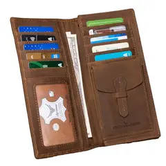 ARMUZ - Billetera de Cuero Genuino con RFID. Hombre