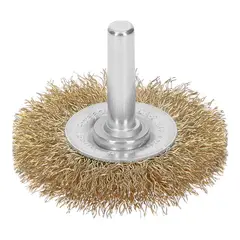 TRUPER - Escobilla Circular Para Taladro 2 Con Vástago 11569