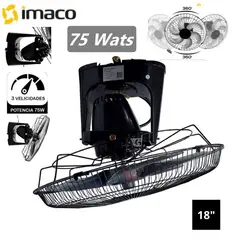 IMACO - Ventilador Techo Motor Silencioso 75 Wats Orbital OCF7919