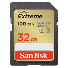 SANDISK - Memoria SD Extreme 32GB 100MBs
