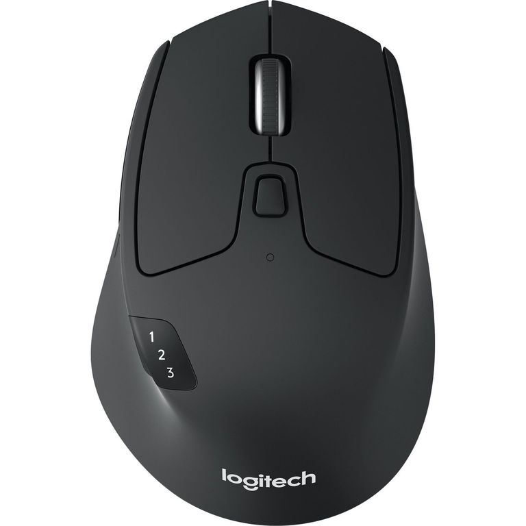 Mouse Triathlon M720 Bluetooth Inalámbrico Negro - 910-004790
