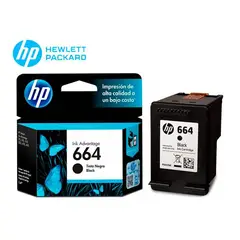 HP - CARTUCHO DE TINTA NEGRO F6V29AL - 664