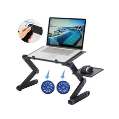 GENERICO - Mesa Cooler para Laptop Dual Con Base Para Mouse