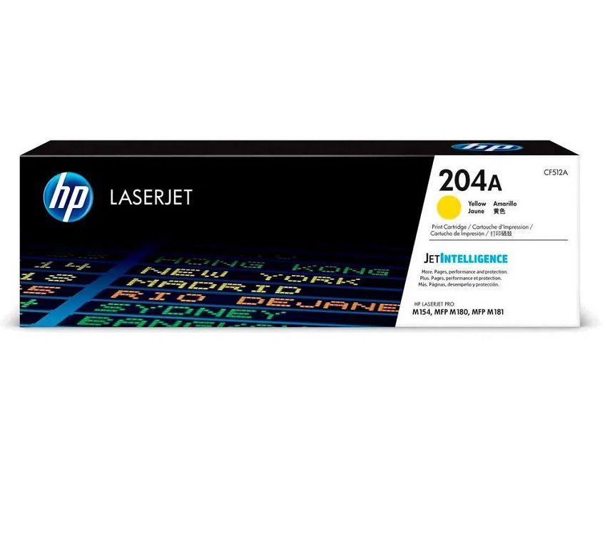 TONER LJ 204A CF512A Para M180nw M154nw -YELLOW