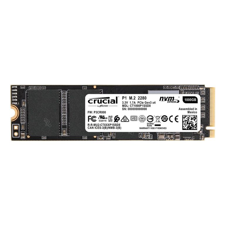 Disco Sólido 1TB P1 NVMe M2 Internal SSD - CT1000P1SSD8