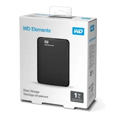 WESTERN DIGITAL - Western WD Disco Duro Elements Portable SE 1TB - WDBUZG0010BBK-WESN
