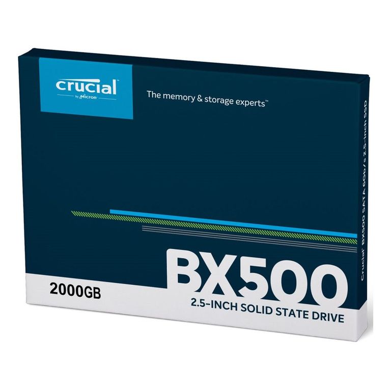 Disco Sólido 2TB BX500 Sata III 25 SSD - CT2000BX500SSD1