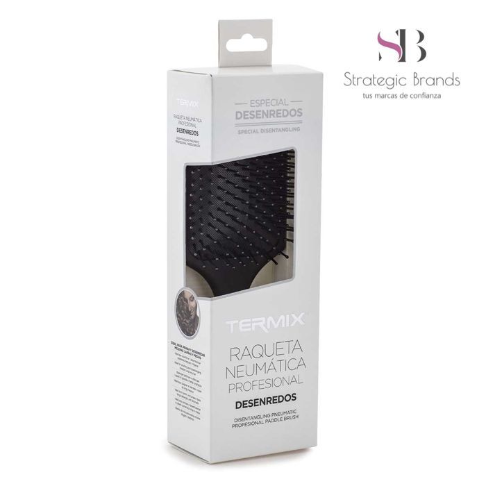 Cepillo de Cabello Desenredante Raqueta Paddle Profesional