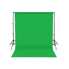 NEO DIGITAL - Fondo Fotográfico 2 x 3 m Poliéster Estudio Tela Chroma BLH01B - Verde