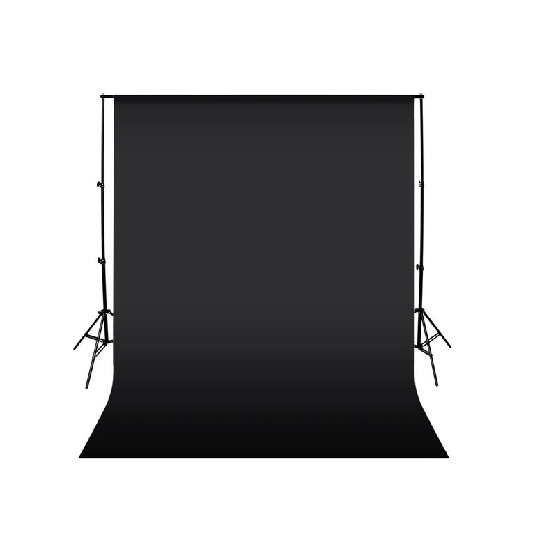 Fondo Fotográfico 2 x 3 m Poliéster Estudio Tela Chroma BLH01B - Negro