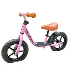 MILLER BIKES - Bicicleta de balance equilibrio Aro 12 Rosada