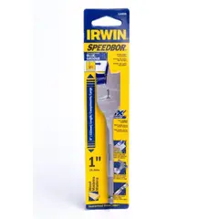 IRWIN - Broca Paleta 1/4" Hex 1" x 6" para Madera - Pack de 5 unid