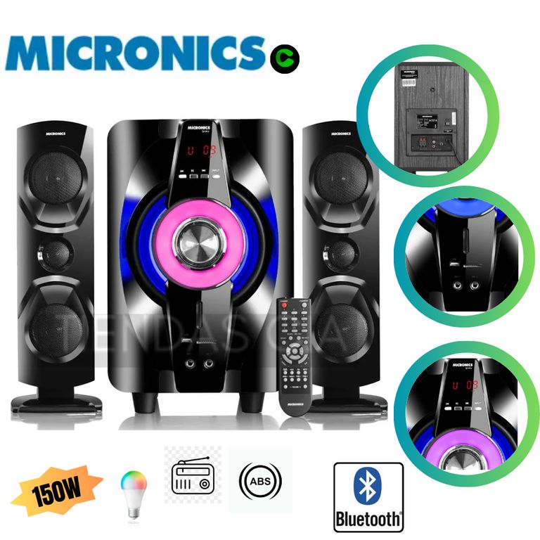 Parlante 2.1 Shelby MIC S7011BT
