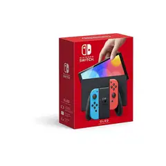 NINTENDO - Consola Switch Modelo OLED con Neon Red Neon Blue Joy-Con