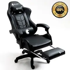 Silla Gamer Ergonómica Shine Series Negro Posapies Reclinable