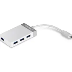 TRENDNET - Adaptador Mini Hub USB-C de 4 Puertos USB 3.0 - TUC-H4E