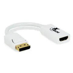 XTECH - Adaptador 4K DisplayPort a HDMI 32AWG 4K x 2K 20cm - XTC-358