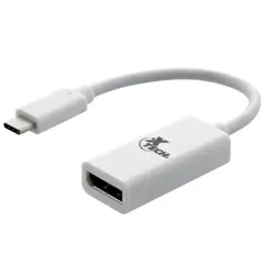 XTECH - Adaptador UHD con conector USB-C a DisplayPort hembra - XTC-555