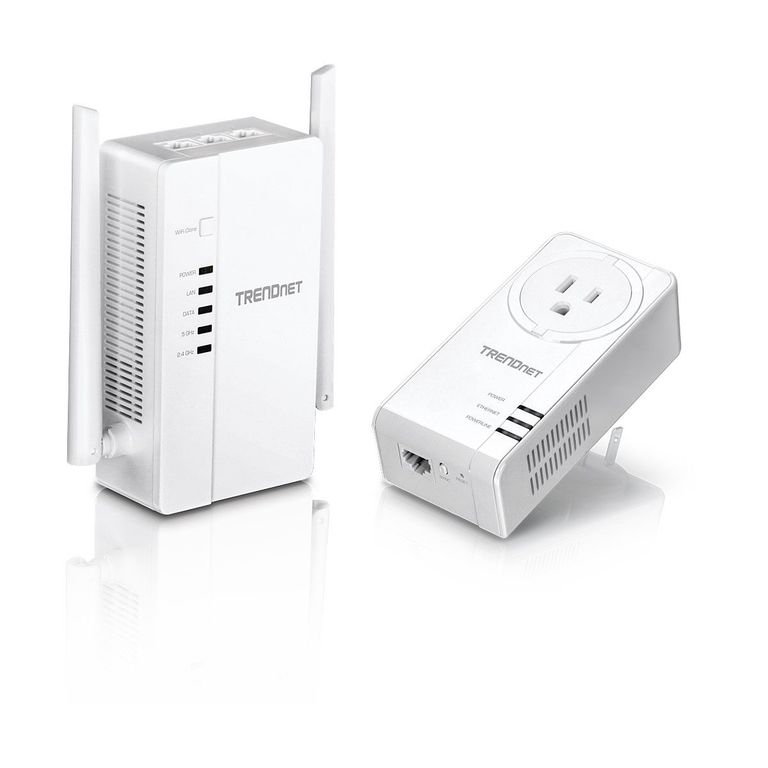 Kit Adaptador Wireless 1200 AV2 Powerline WiFi - TPL-430APK