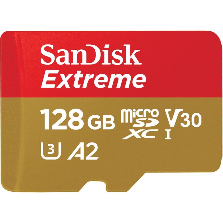 128GB Extreme UHS I MicroSDXC A2 UHS I V30 U3 - SDSQXA1