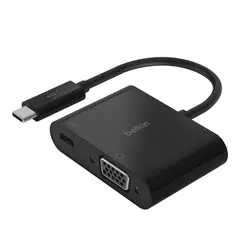 BELKIN - Adaptador USB C a VGA 1080p PD 60W MacBook Pro - AVC001btBK