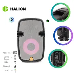 HALION - Parlante Activo PHA-10MB 1UHF MIC-Bateria