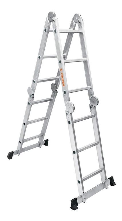 Escalera multiposición 12 peldaños soporta 200Kg