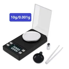 OEM - Balanza Digital Gramera Miligramos 10g-0001g Joyería Cocina