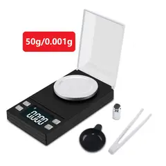 OEM - Balanza Digital Gramera Miligramos 50g-0.001g Joyería Cocina