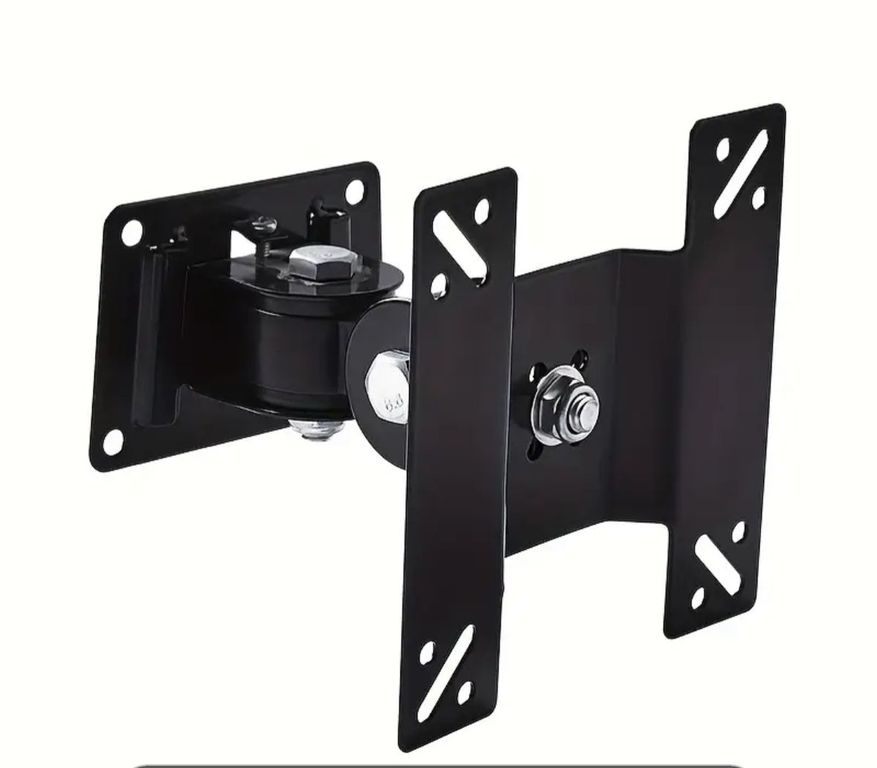 RACK FIJO INCLINABLE DE MONITOR O TV 14 A 27" /NEGRO