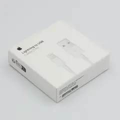 APPLE - Cable Lightning a USB 1M para iPhone Original + 2 Protectores Gratis
