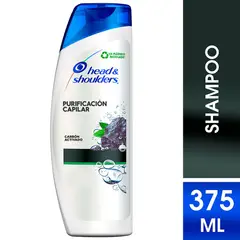 HEAD AND SHOULDERS - Head  & Shoulders Shampoo Purificación Carbón Activado 375ml.