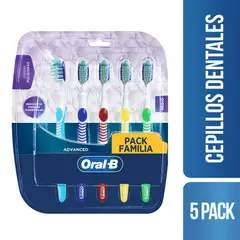 ORAL B - Cepillo Dental 3D White Blanco Radiant 5 unidades