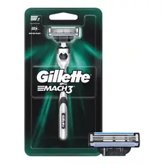 GILLETTE - Mach3 Máquina para Afeitar Recargable Cartucho