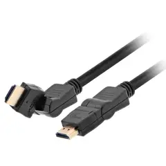 XTECH - Cable HDMI 1 8m HDMI Macho Giratorio Y Pivotante - XTC-606
