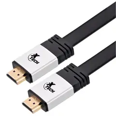 XTECH - Cable 3m plano HDMI a HDMI macho alta velocidad aluminio XTC-620