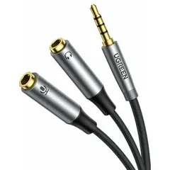 UGREEN - Cable 3.5 mm Splitter Mini Jack AUX Micrófono AV141 - 30619