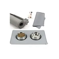 QUE PATAS PET SHOP - Mat Antiderrames para Mascotas Gris
