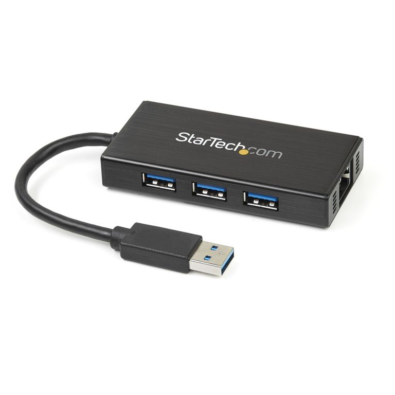 Hub 3 Puertos USB 3.0 Aluminio Ethernet Gigabit ST3300GU3B