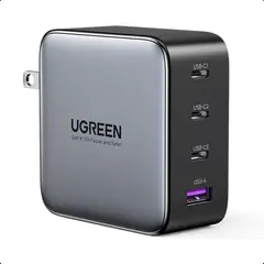 UGREEN - Cargador USB-C 100 W GaN PD 4 puertos MacBook Pro CD226 40737